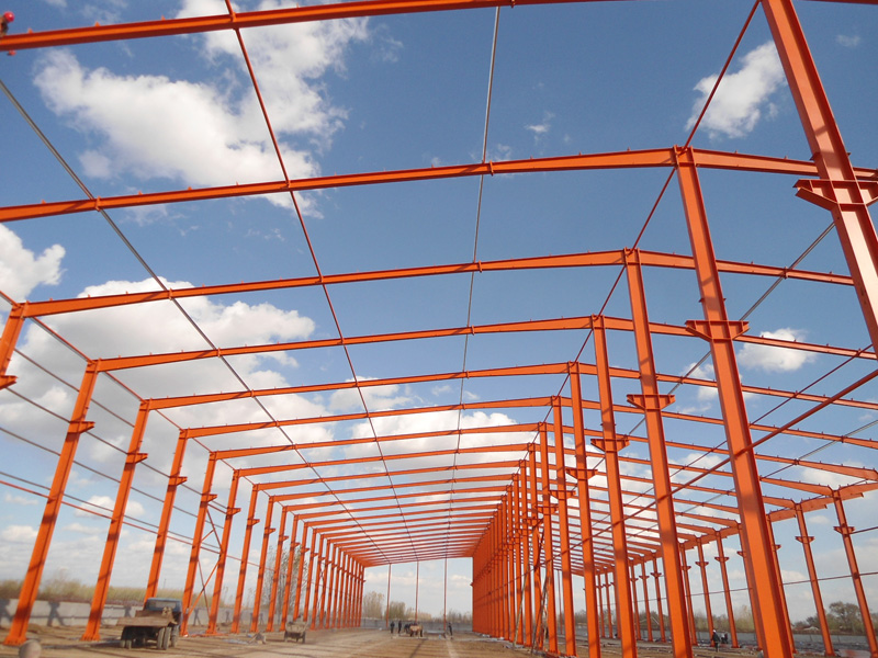 Steel Metal Frame Industrial Workshop