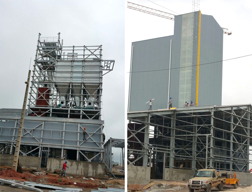  Steel Structure Feed Mill Plant