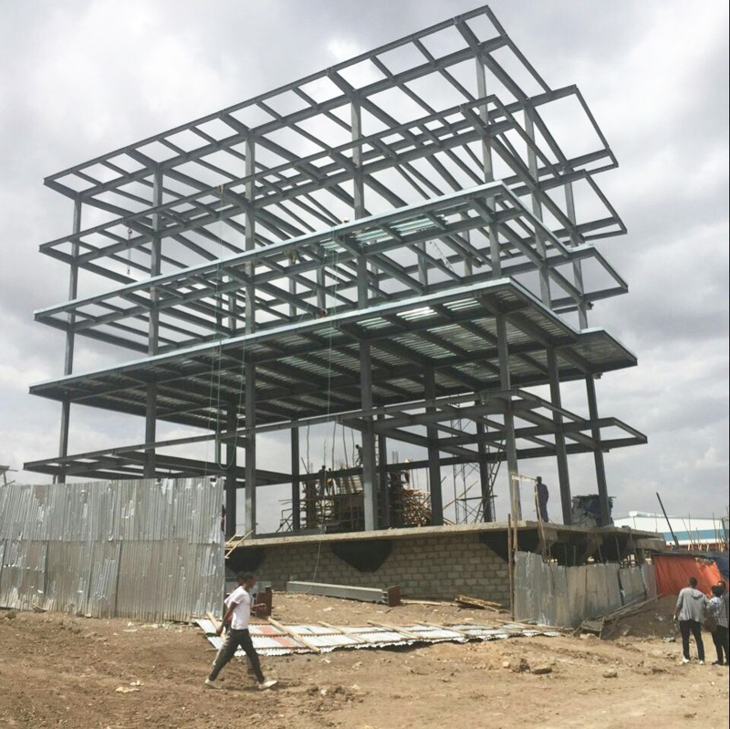 5-Story Steel Structure Prefab Office Building