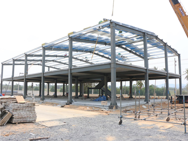 Two-Story Steel Frame Structure Warehouse